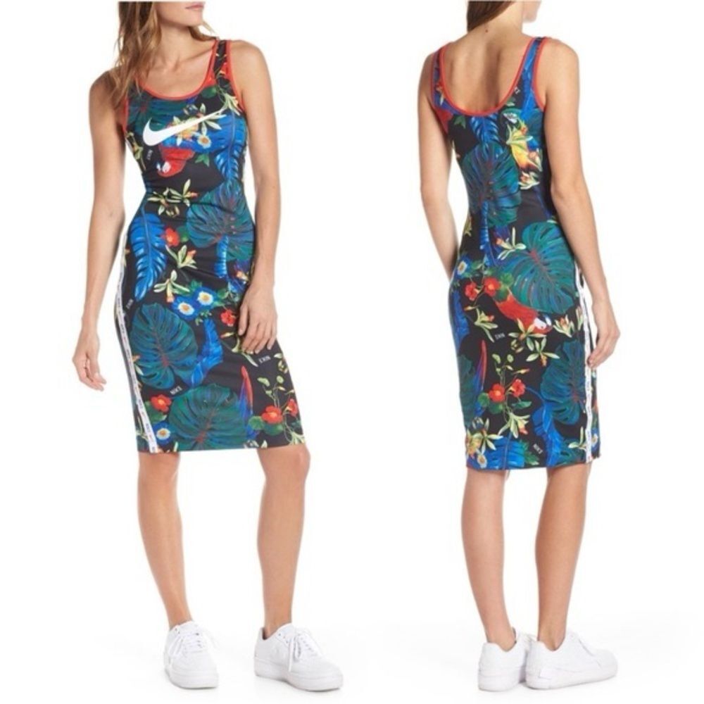 NIKE Sportswear Ultra-Femme Floral-Print Tank Dress